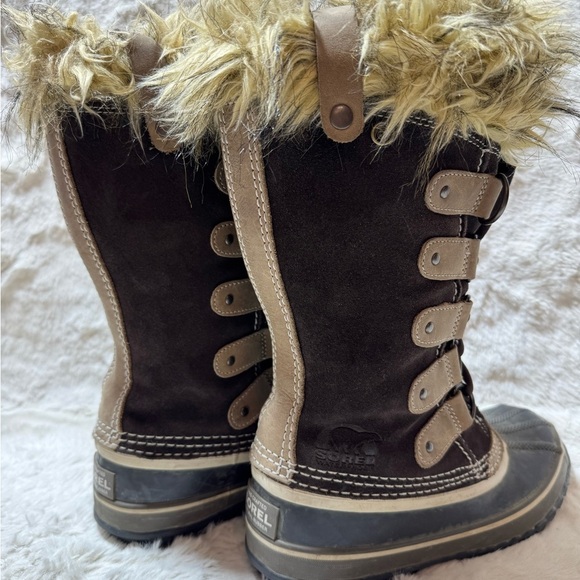 Sorel JOAN OF ARCTIC WOMEN'S Faux Fur WATERPROOF Snow BOOT size 6 - Picture 9 of 16